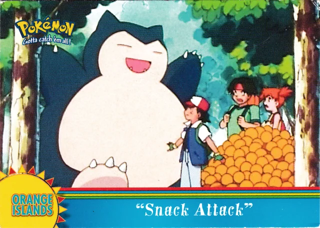 Snack Attack #OR11 – 2000 Topps Pokemon TV Animation Series 3 Pokémon card