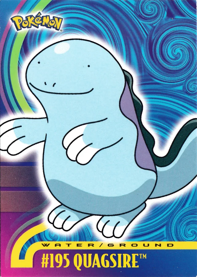 Quagsire #39 – 2001 Topps Pokemon Johto Series 1 Pokémon card