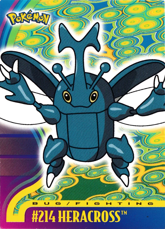 Heracross #49 – 2001 Topps Pokemon Johto Series 1 Pokémon card
