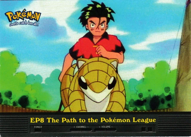 The Path to the Pokémon League #EP8 – 2000 Topps Pokemon TV Animation Series 2 Pokémon card