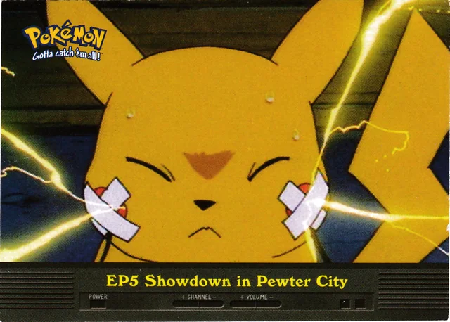 Showdown in Pewter City #EP5 – 2000 Topps Pokemon TV Animation Series 2 Pokémon card