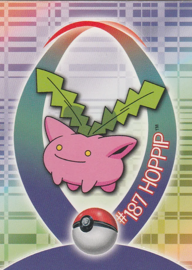 Hoppip #S31 sticker – 2001 Topps Pokemon Johto Series 1 Pokémon card