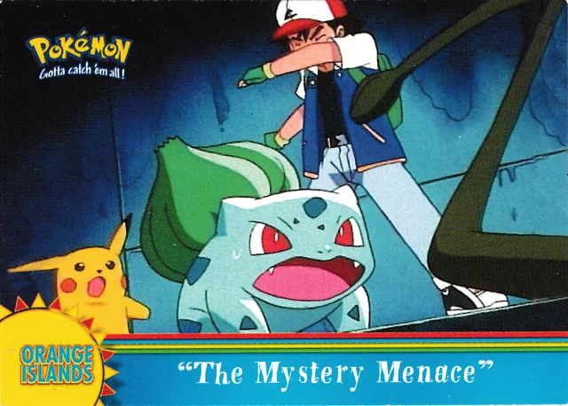 The Mystery Menace #OR19 – 2000 Topps Pokemon TV Animation Series 3 Pokémon card