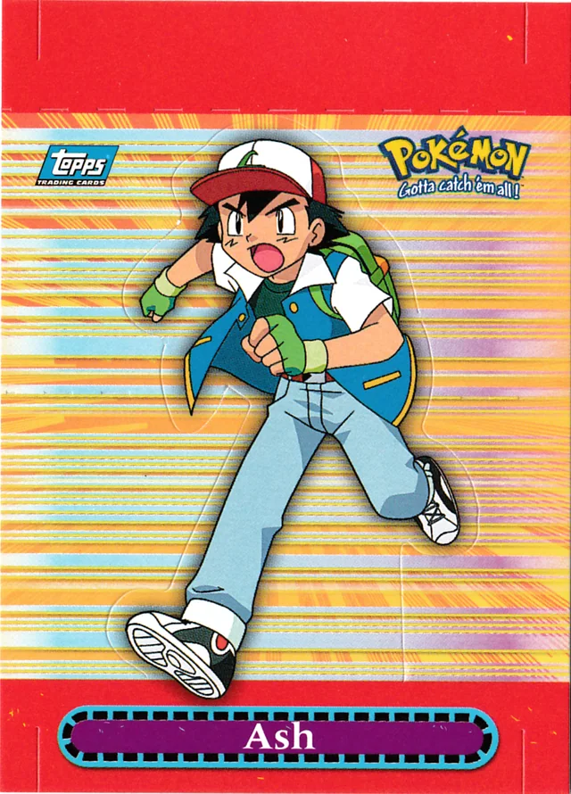 Ash #P1 pop-up – 2000 Topps Pokemon TV Animation Series 3 Pokémon card