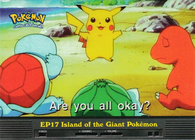 Island of the Giant Pokémon #EP17 – 2000 Topps Pokemon TV Animation Series 2 Pokémon card