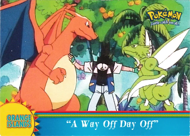 A Way Off Day Off #OR15 – 2000 Topps Pokemon TV Animation Series 3 Pokémon card