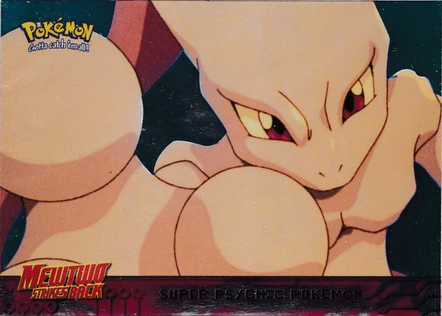 Super Psychic Pokémon (Promo; not distributed in booster packs) #0 promo – 1999 Topps Pokemon The First Movie Pokémon card