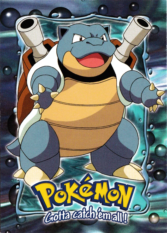 Blastoise #E9 1999 Topps Pokemon The First Movie Pokémon card