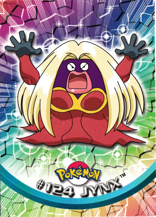 Jynx #124 – 2000 Topps Pokemon TV Animation Series 3 Pokémon card