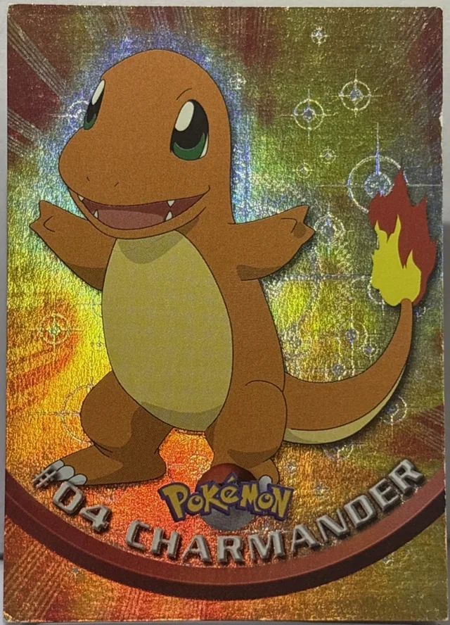 Charmander #4 1999 Topps Pokemon TV Animation Series 1 Pokémon card