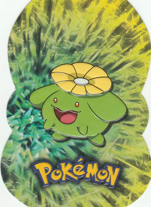 Skiploom #D14 die-cut – 2001 Topps Pokemon Johto Series 1 Pokémon card