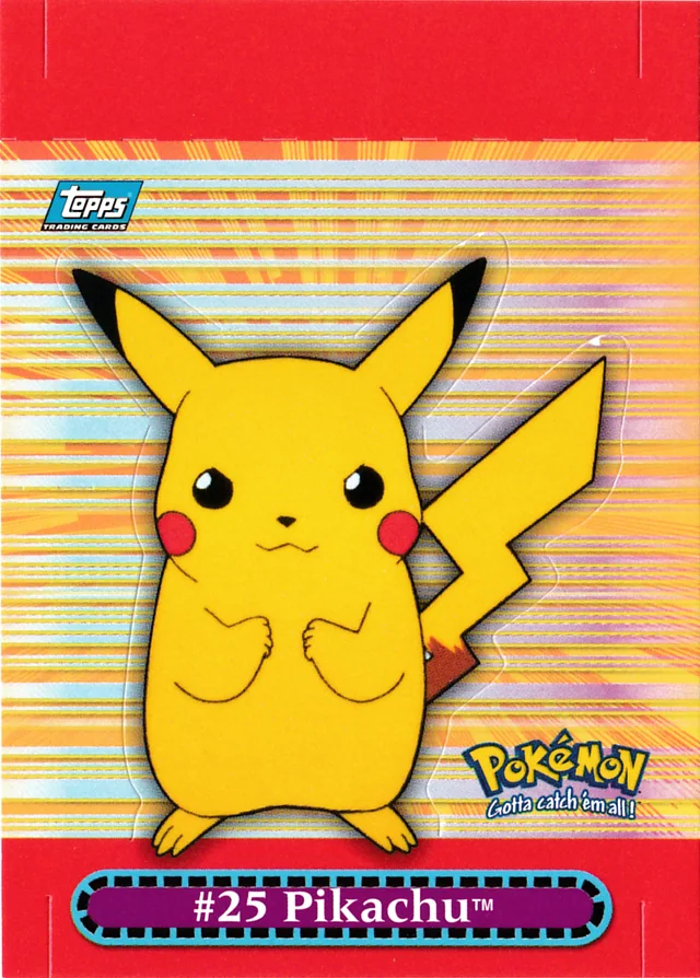 Pikachu #P2 2000 Topps Pokemon TV Animation Series 3 Pokémon card