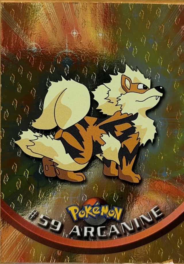 Arcanine #59 1999 Topps Pokemon TV Animation Series 1 Pokémon card