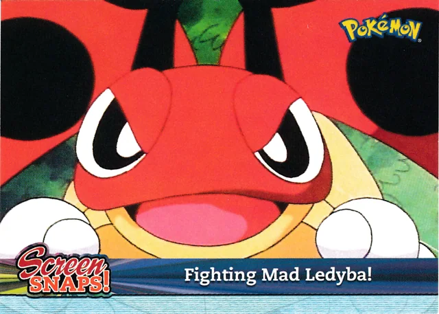 Fighting Mad Ledyba! #SNAP24 – 2001 Topps Pokemon Johto Series 1 Pokémon card