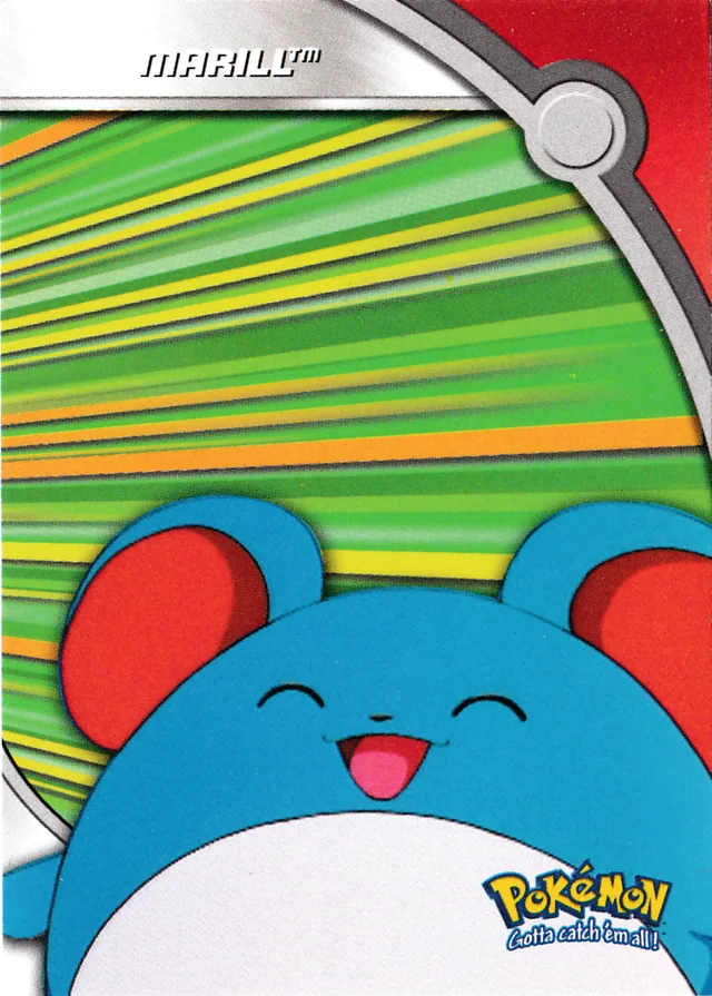 Marill #HV9 – 2001 Topps Pokemon Johto Series 3 (Europe) Pokémon card