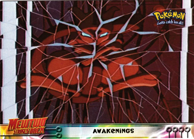 Awakenings #2 1st Print - Blue Logo – 1999 Topps Pokemon The First Movie Pokémon card