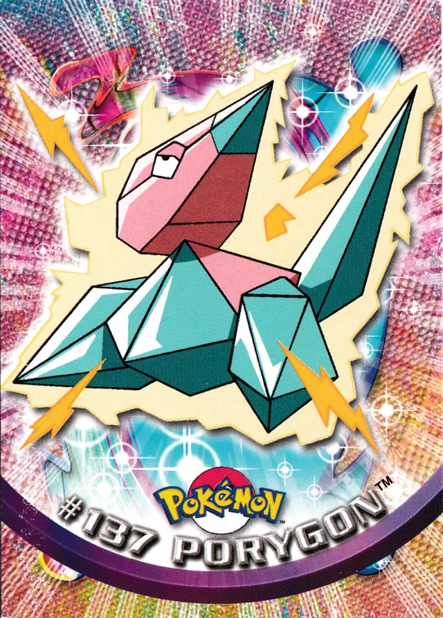 Porygon #137 – 2000 Topps Pokemon TV Animation Series 3 Pokémon card