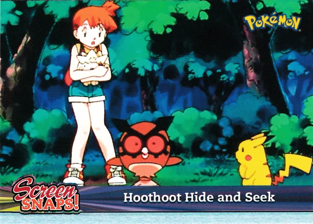 Hoothoot Hide and Seek #SNAP10 – 2001 Topps Pokemon Johto Series 1 Pokémon card