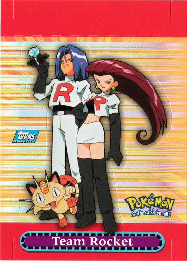 Team Rocket #P5 pop-up – 2000 Topps Pokemon TV Animation Series 3 Pokémon card