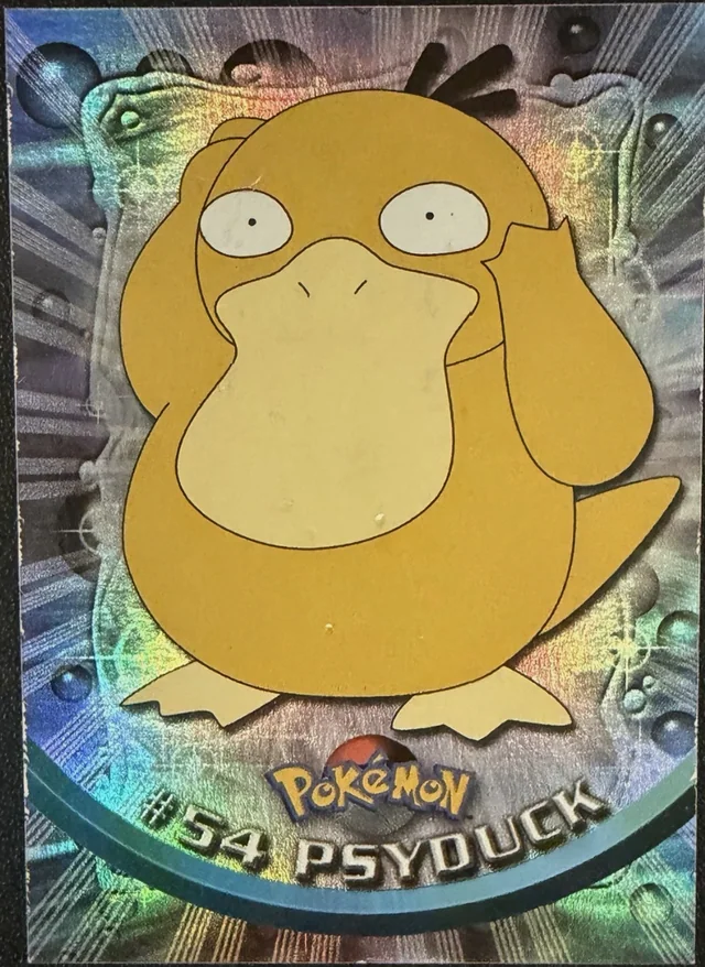 Psyduck #54 1999 Topps Pokemon TV Animation Series 1 Pokémon card