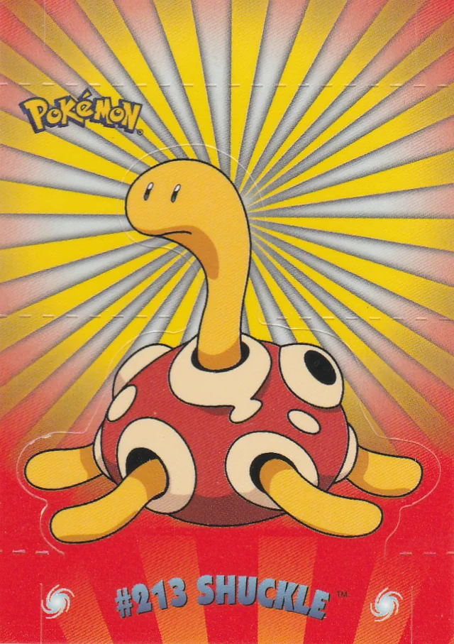 Shuckle #P7 pop-up – 2001 Topps Pokemon Johto Series 1 Pokémon card