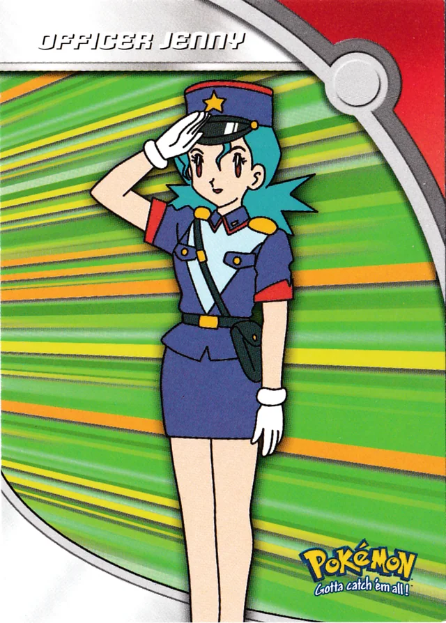 Officer Jenny #HV11 – 2001 Topps Pokemon Johto Series 3 (Europe) Pokémon card
