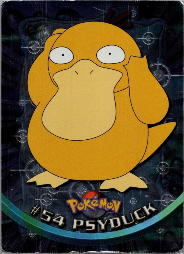 Psyduck #54 1999 Topps Pokemon TV Animation Series 1 Pokémon card