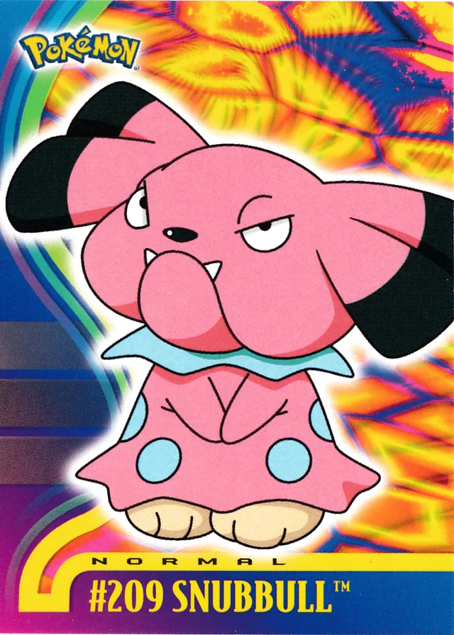 Snubbull #22 – 2001 Topps Pokemon Johto Series 3 (Europe) Pokémon card