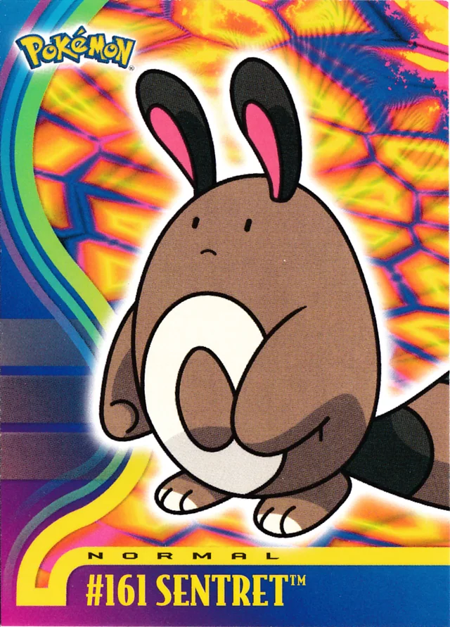 Sentret #4 – 2001 Topps Pokemon Johto Series 3 (Europe) Pokémon card