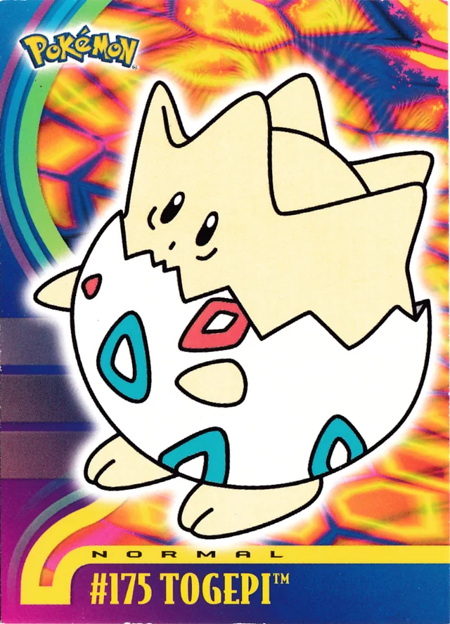 Togepi #9 – 2001 Topps Pokemon Johto Series 3 (Europe) Pokémon card