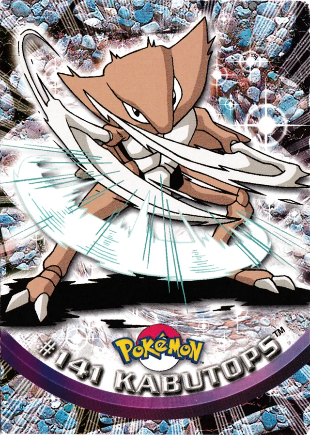 Kabutops #141 2000 Topps Pokemon TV Animation Series 3 Pokémon card