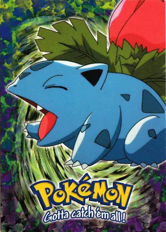 Ivysaur #E2 1999 Topps Pokemon The First Movie Pokémon card