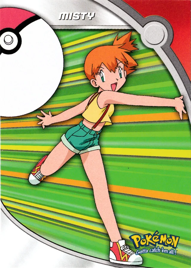 Misty #HV7 – 2000 Topps Pokemon TV Animation Series 3 Pokémon card
