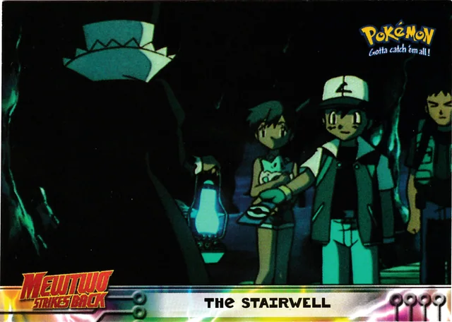 The Stairwell #19 1st Print - Blue Logo – 1999 Topps Pokemon The First Movie Pokémon card