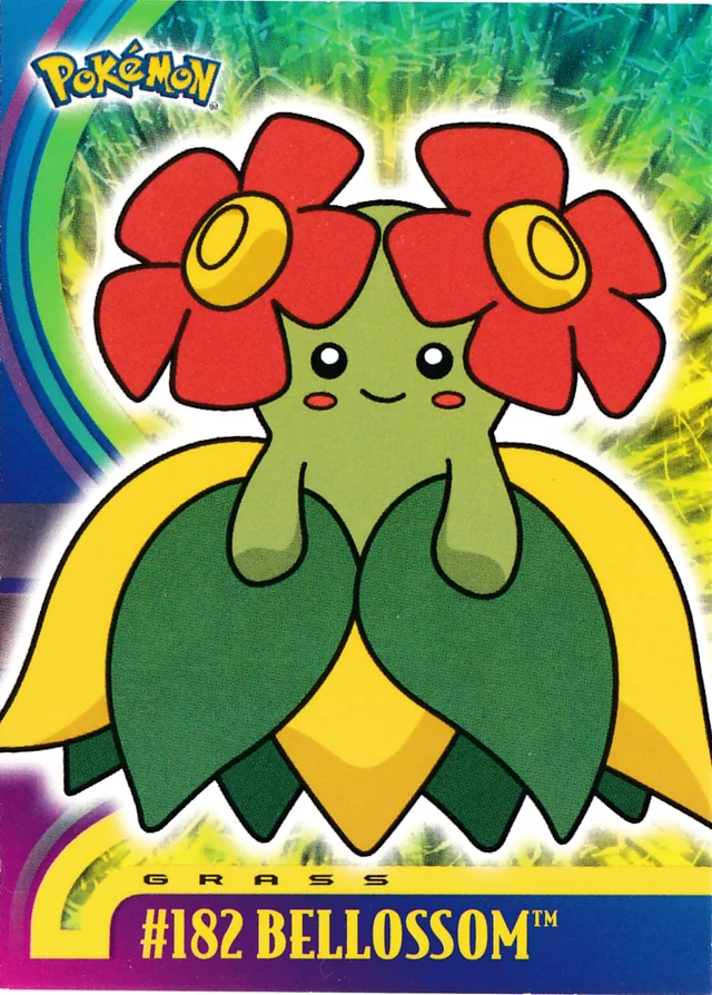 Bellossom #27 – 2001 Topps Pokemon Johto Series 1 Pokémon card