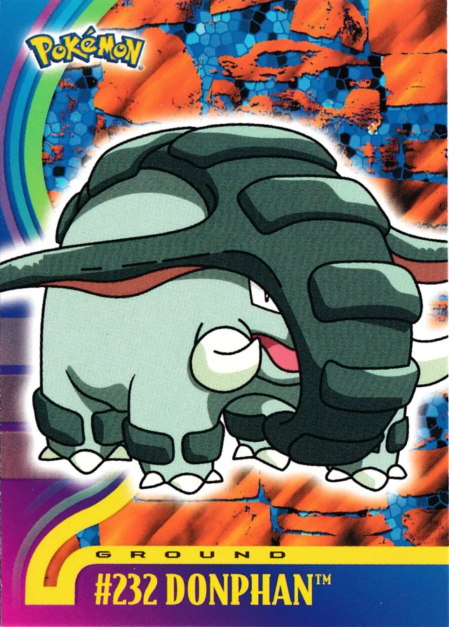 Donphan #25 – 2001 Topps Pokemon Johto Series 3 (Europe) Pokémon card